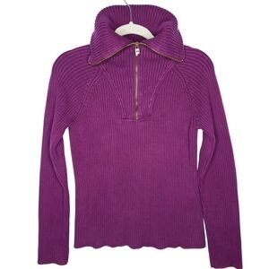 RALPH LAUREN  Womens Sweater Large Purple  Turtleneck
